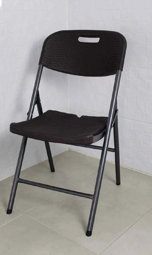 Silla plegable RATAN Marrón