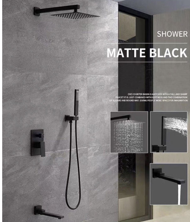 SHOWER BLACK - BAÑO